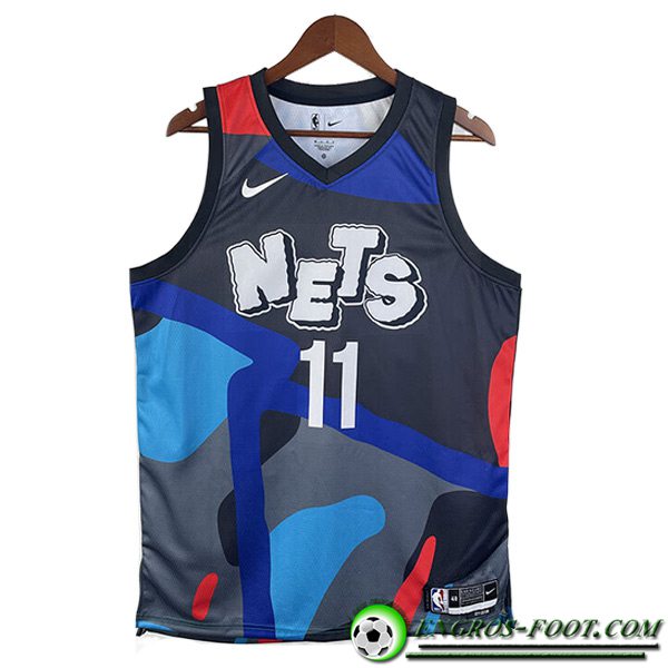 Maillot Brooklyn Nets (IRVING #11) 2023/24 Bleu/Gris