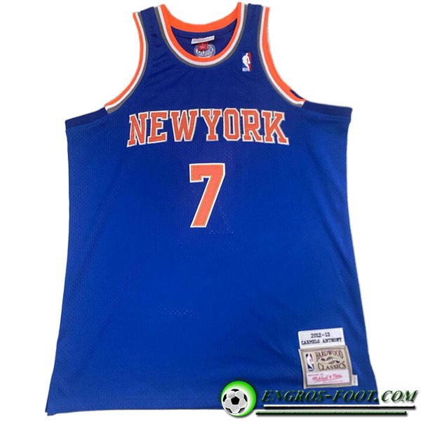 Maillot New York Knicks (ANTHONY #7) 2023/24 Bleu -02