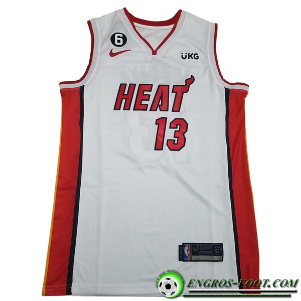 Maillot Miami Heat (ADEBAYO #13) 2023/24 Blanc -07