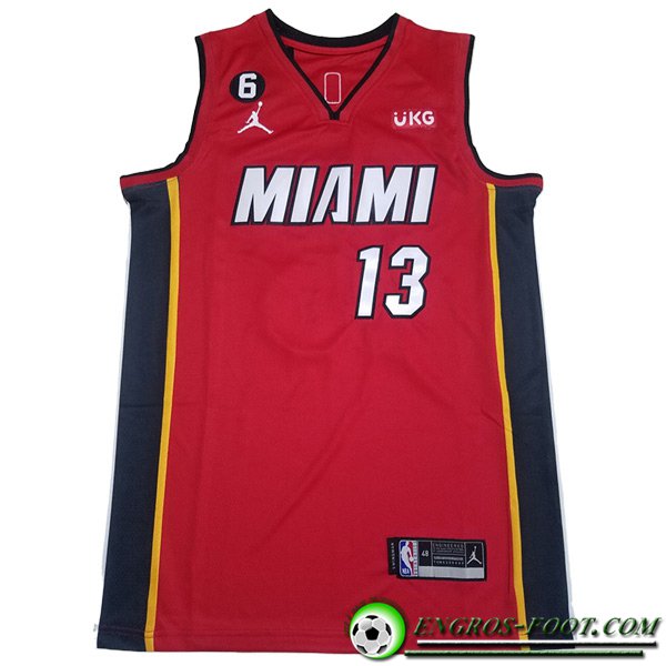 Maillot Miami Heat (ADEBAYO #13) 2023/24 Rouge