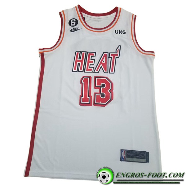 Maillot Miami Heat (ADEBAYO #13) 2023/24 Blanc -06