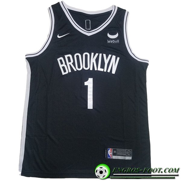 Maillot Brooklyn Nets (BRIDGES #1) 2023/24 Noir -02