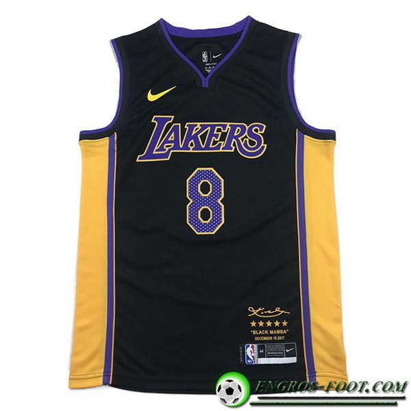 Maillot Los Angeles Lakers (BRYANT #8) 2023/24 Noir