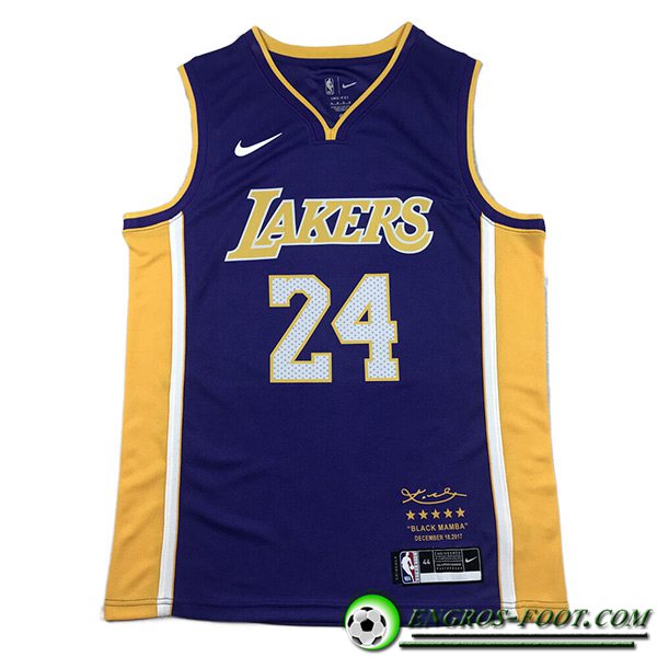 Maillot Los Angeles Lakers (BRYANT #24) 2023/24 Bleu Marine