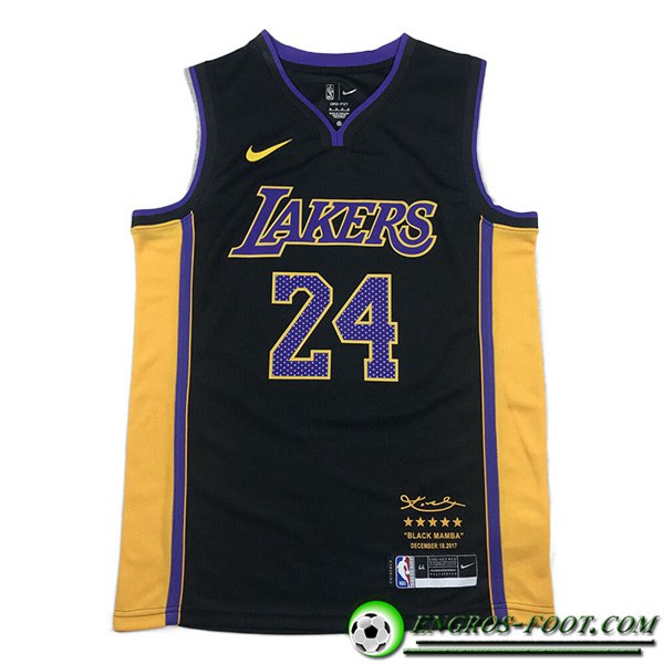 Maillot Los Angeles Lakers (BRYANT #24) 2023/24 Noir -02