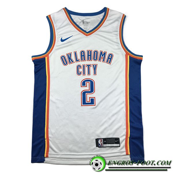 Maillot Oklahoma City Thunder (GILGEOUS-ALEXANDER #2) 2023/24 Blanc