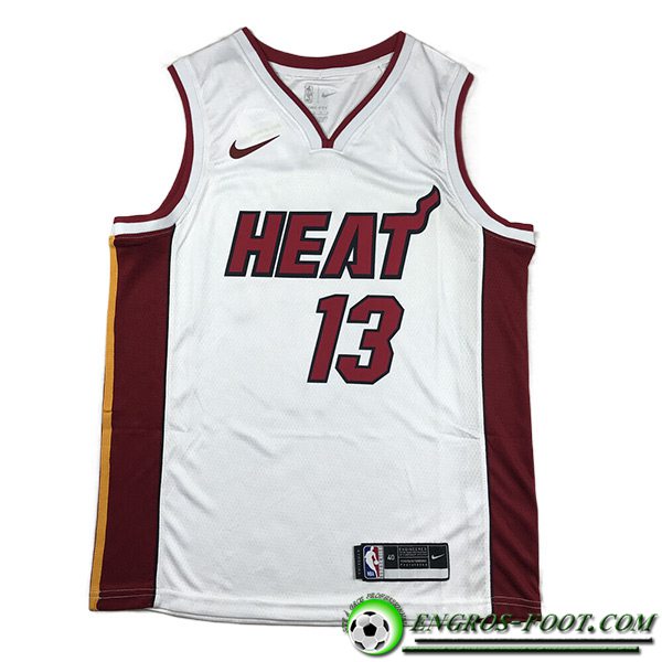 Maillot Miami Heat (ADEBAYO #13) 2023/24 Blanc -05