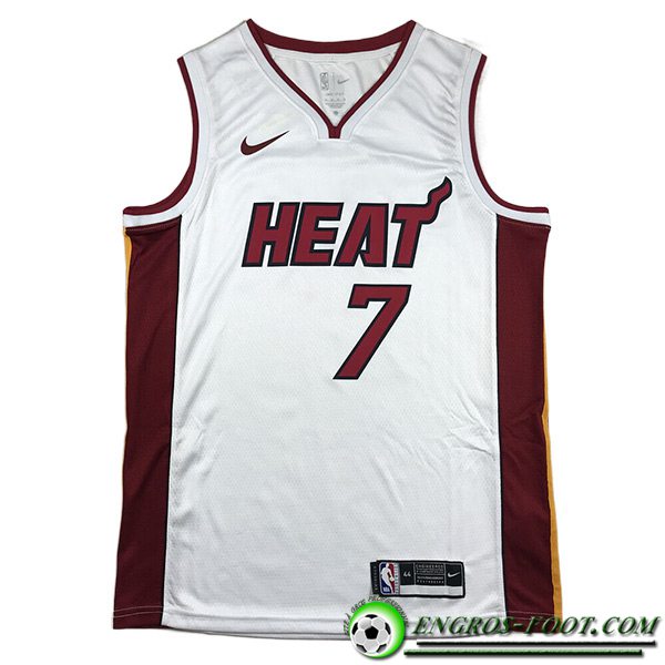 Maillot Miami Heat (LOWRY #7) 2023/24 Blanc