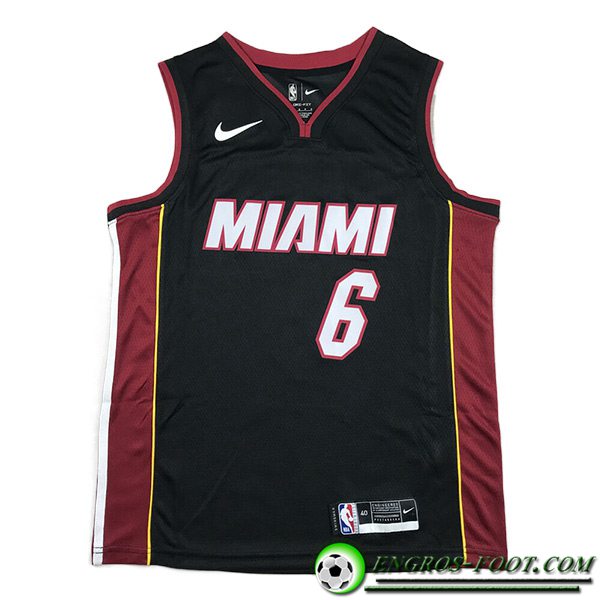 Maillot Miami Heat (JAMES #6) 2023/24 Noir