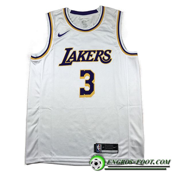 Maillot Los Angeles Lakers (DAVIS #3) 2023/24 Blanc