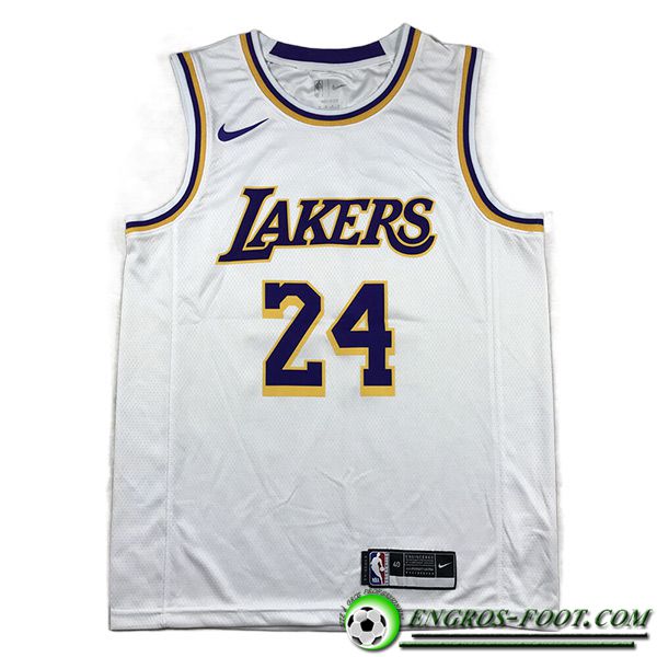 Maillot Los Angeles Lakers (BRYANT #24) 2023/24 Blanc