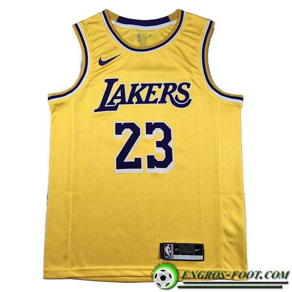 Maillot Los Angeles Lakers (JAMES #23) 2023/24 Jaune