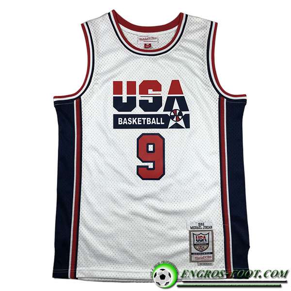 Maillot USA (JORDAN #9) 2023/24 Blanc