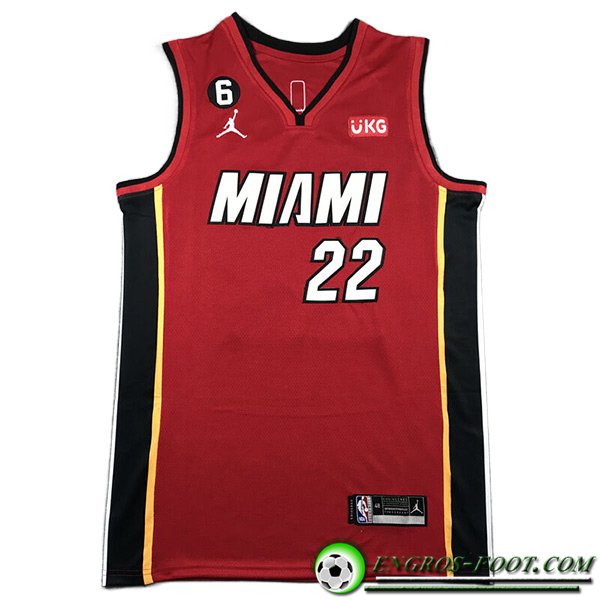 Maillot Miami Heat (BUTLER #22) 2023/24 Rouge -03