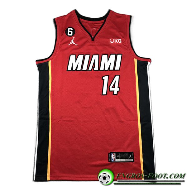 Maillot Miami Heat (HERRO #14) 2023/24 Rouge -02