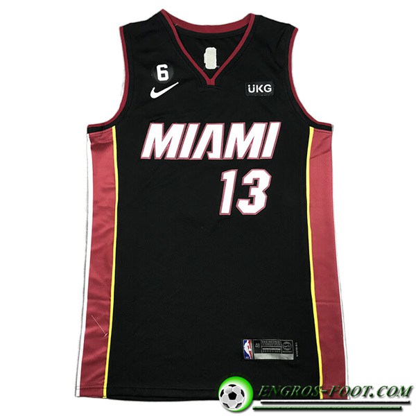 Maillot Miami Heat (ADEBAYO #13) 2023/24 Noir -03