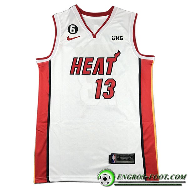 Maillot Miami Heat (ADEBAYO #13) 2023/24 Blanc -04