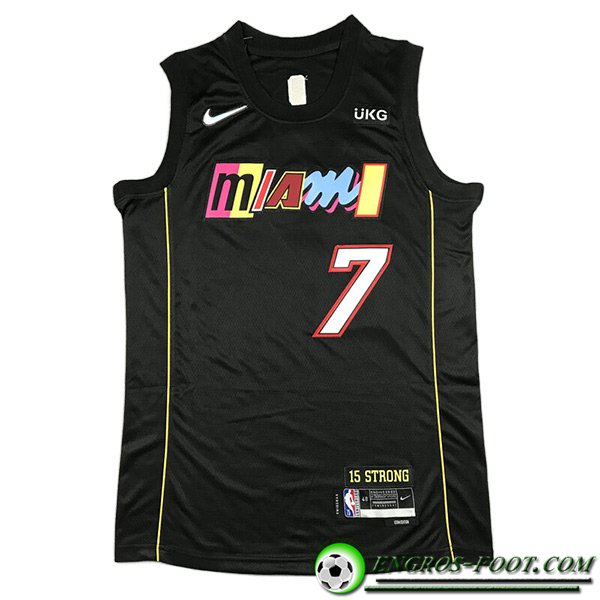 Maillot Miami Heat (LOWRY #7) 2023/24 Noir -02