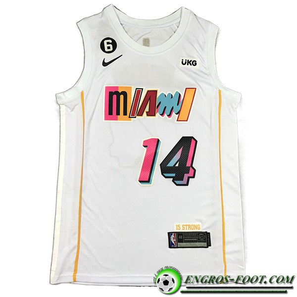 Maillot Miami Heat (HERRO #14) 2023/24 Blanc -04