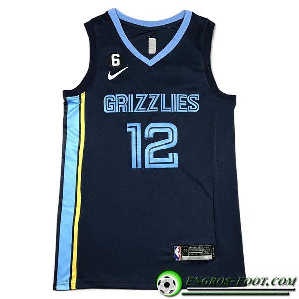 Maillot Memphis Grizzlies (MORANT #12) 2023/24 Bleu