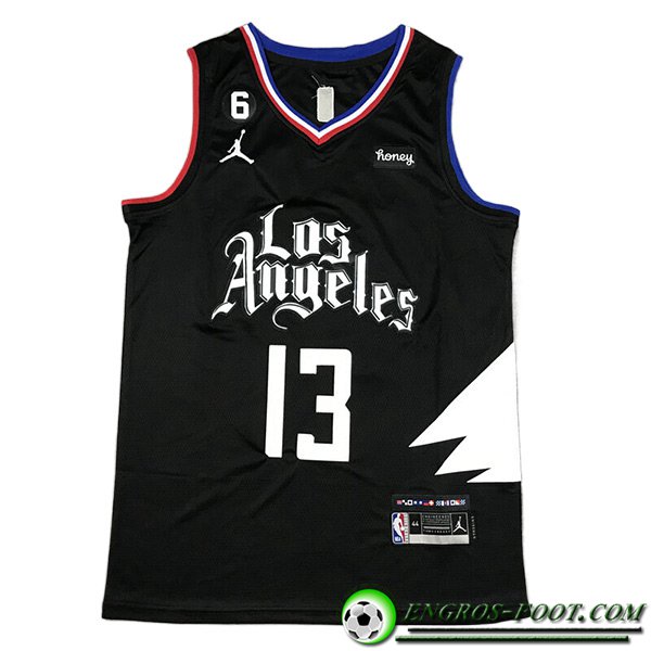 Maillot Los Angeles Clippers (GEORGE #13) 2023/24 Noir