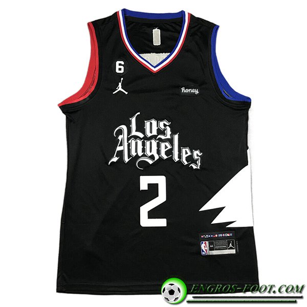 Maillot Los Angeles Clippers (LEONARD #2) 2023/24 Noir