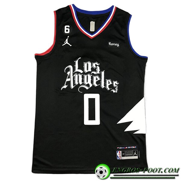 Maillot Los Angeles Clippers (WESTBROOK #0) 2023/24 Noir -02