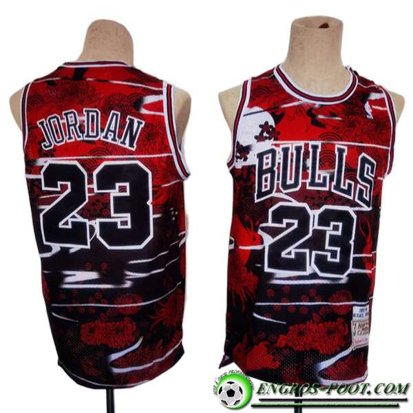 Maillot Chicago Bulls (JORDAN #23) 2023/24 Noir/Rouge -02