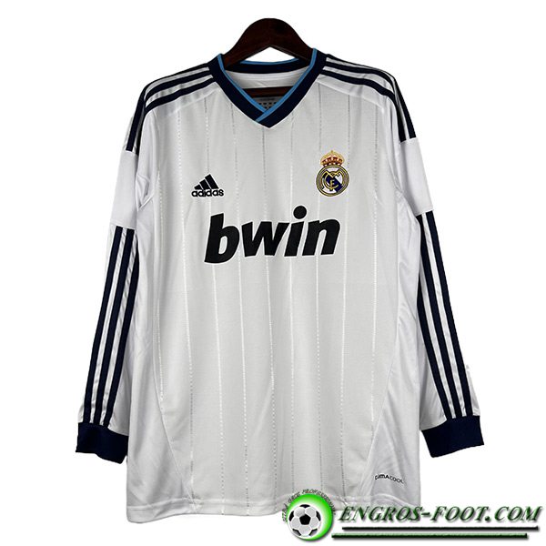 Maillot de Foot Real Madrid Retro Domicile Manches Longues 2012/2013