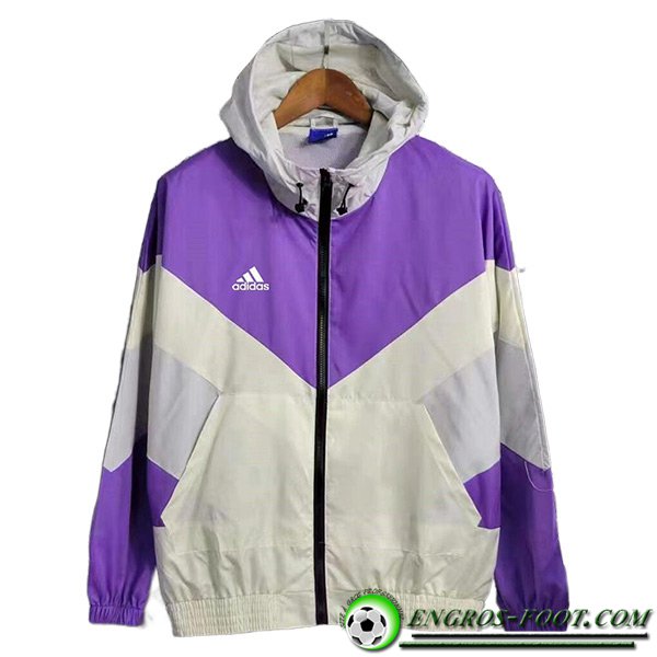 Coupe-Vent Adidas Pourpre/Gris 2023/2024