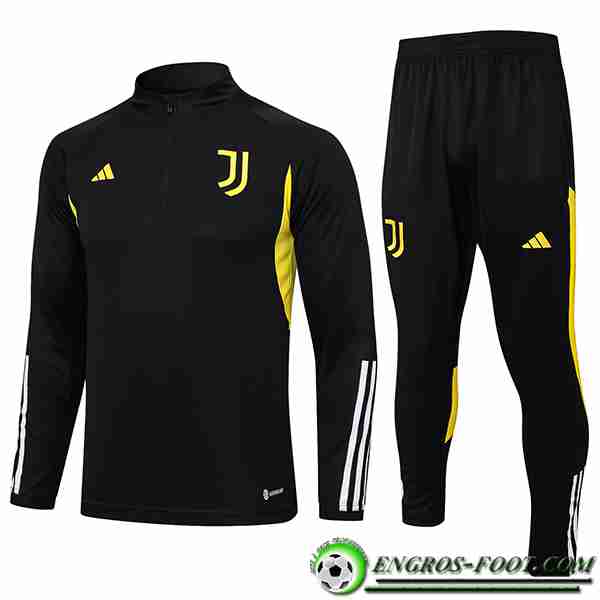 Ensemble Survetement de Foot Juventus Noir 2023/2024 -02