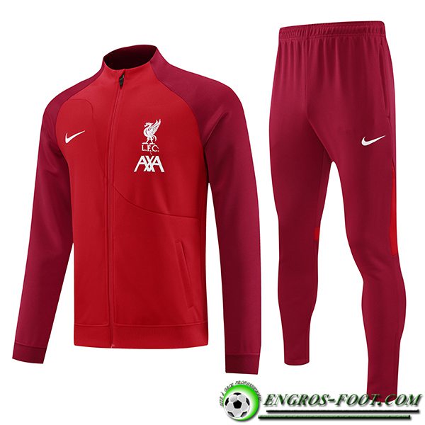 Ensemble Survetement de Foot - Veste FC Liverpool Rouge 2023/2024