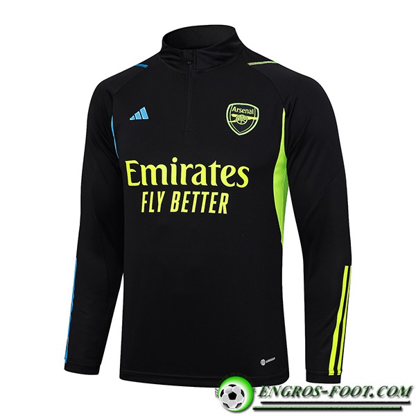 Sweatshirt Training Arsenal Noir 2023/2024 -02
