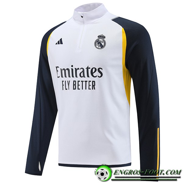 Sweatshirt Training Real Madrid Blanc 2023/2024