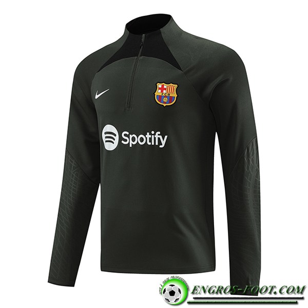 Sweatshirt Training FC Barcelone Vert 2023/2024 -02