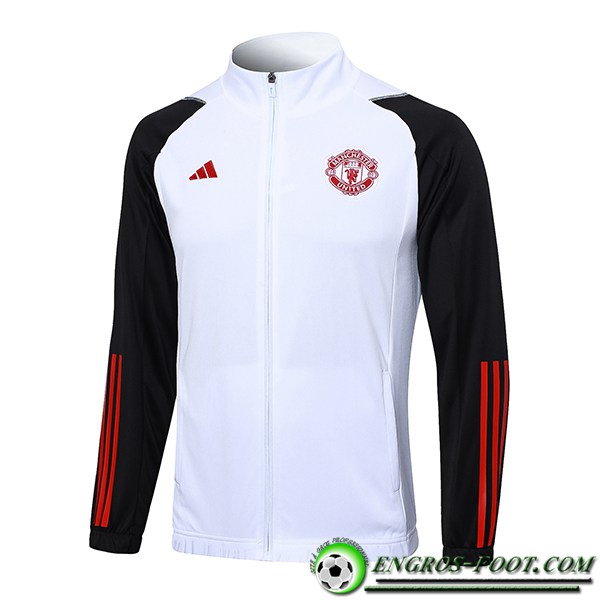 Veste Foot Manchester United Blanc 2023/2024