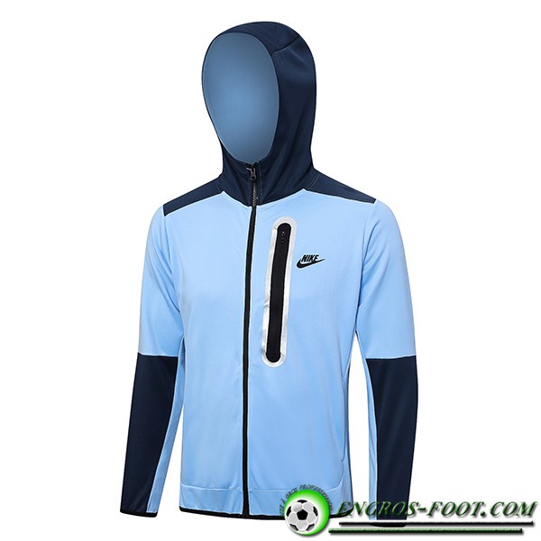 Veste A Capuche Nike Bleu Clair 2023/2024 -02