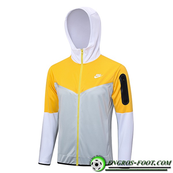 Veste A Capuche Nike Gris/Jaune 2023/2024