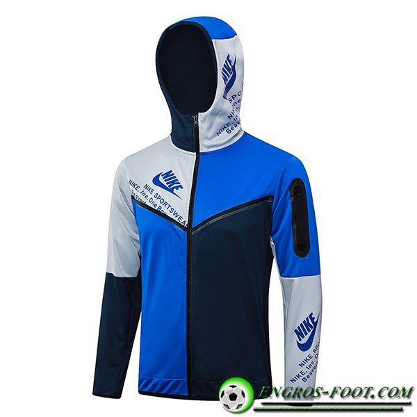 Veste A Capuche Nike Bleu 2023/2024 -02