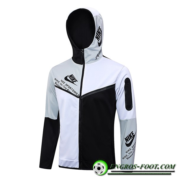 Veste A Capuche Nike Noir/Blanc 2023/2024