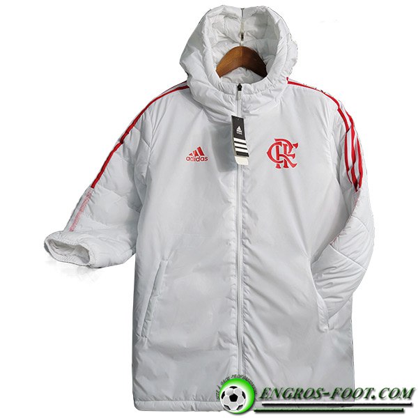 Veste A Capuche Flamengo Blanc 2023/2024