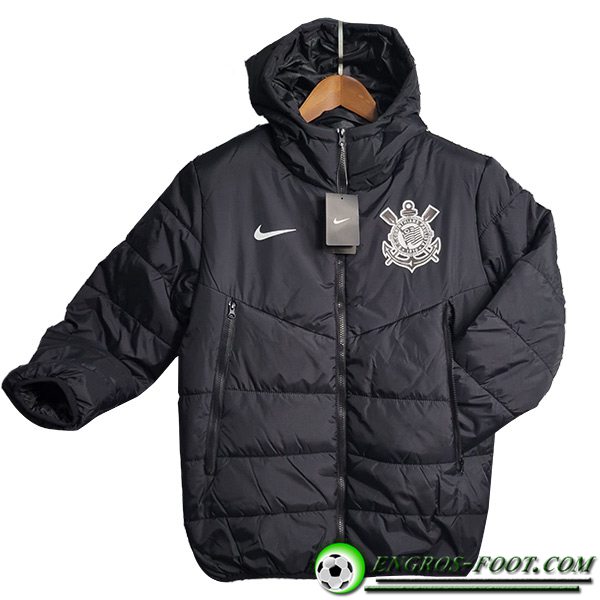 Veste A Capuche Corinthians Noir 2023/2024