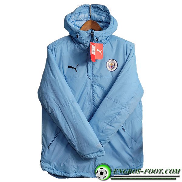 Veste A Capuche Manchester City Bleu Clair 2023/2024