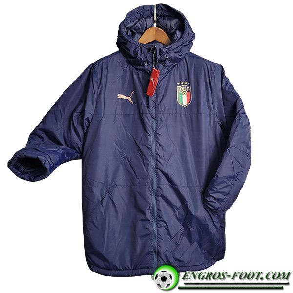 Veste A Capuche Italie Bleu Marine 2023/2024