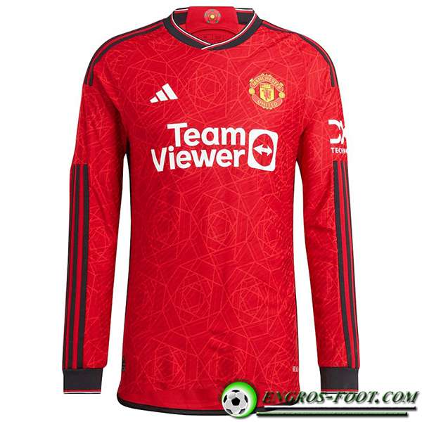 Maillot de Foot Manchester United Domicile Manche Longue 2023/2024