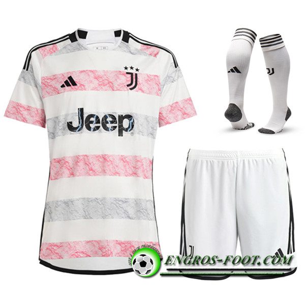 Ensemble Maillot Juventus Exterieur (Short + Chaussettes) 2023/2024