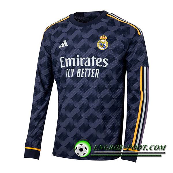 Maillot de Foot Real Madrid Exterieur Manche Longue 2023/2024