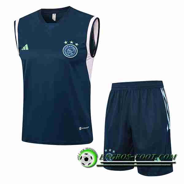 Ensemble Training Debardeur + Shorts Ajax Jaune 2023/2024