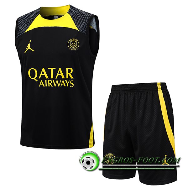 Ensemble Training Debardeur + Shorts PSG Noir 2023/2024