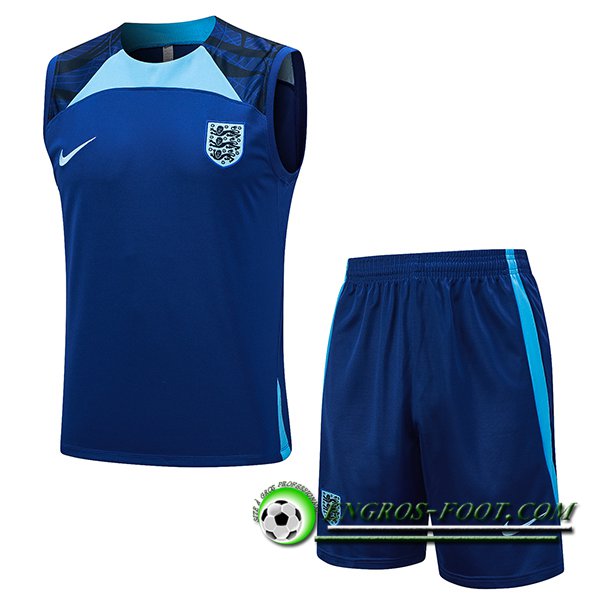 Ensemble Training Debardeur + Shorts Angleterre Bleu 2023/2024